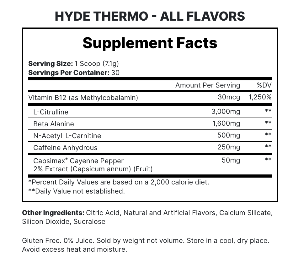 HYDE Thermo (30srv) Firemelon