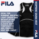 FILA Women's Sauna Vest - Neoprene Sweat Suit Body Shaper Waist Trainer for Weight Loss