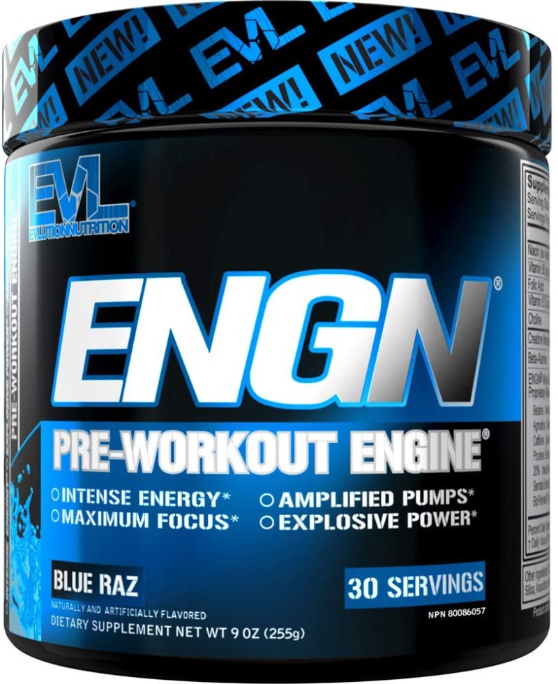 Engn Pre Workout Engine Blue Raspberry 255gm