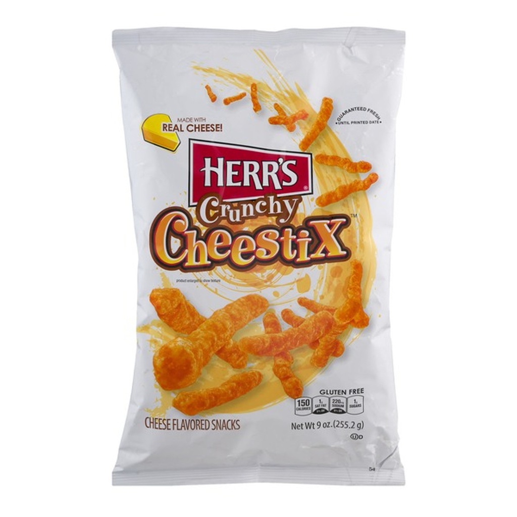 HERR'S 9oz Crunchy Cheese Stix-255g