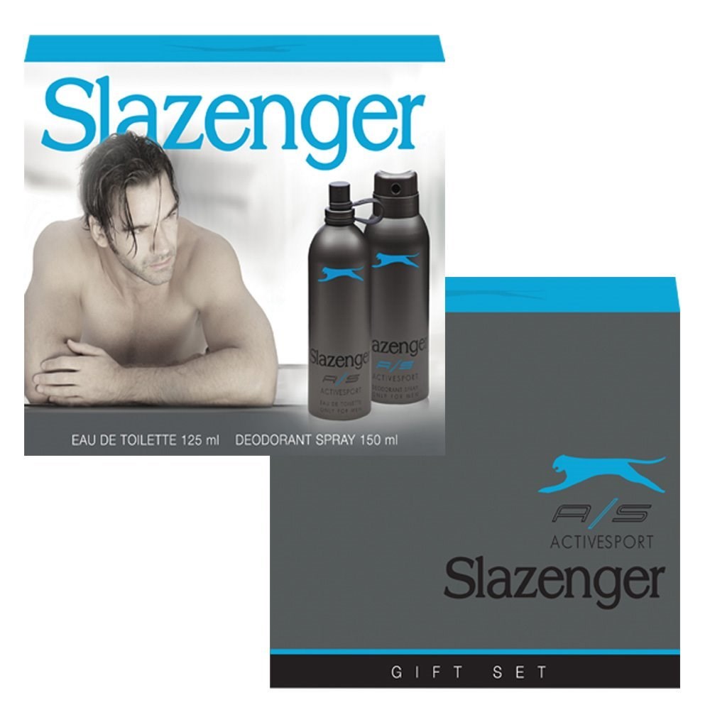 Slazenger Active Sport Blue 125ml Men's Perfume + 150ml Deodorant Set