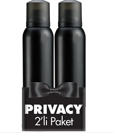Privacy Men's Deodorant 2 Pack 150 ml