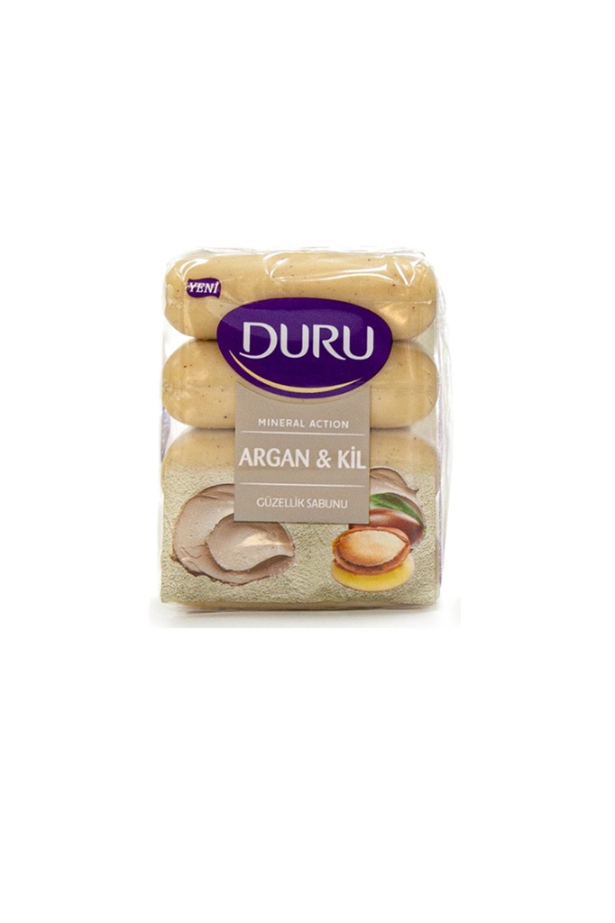 Duru Soap Natural Argan Clay 4X70G
