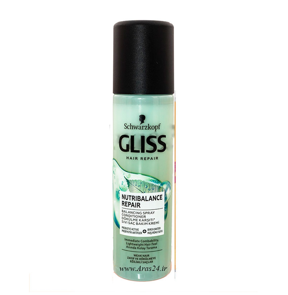 Schwarzkopf Gliss Nutribalance Repair Anti-Hair Loss Liquid Conditioner 200 ml .