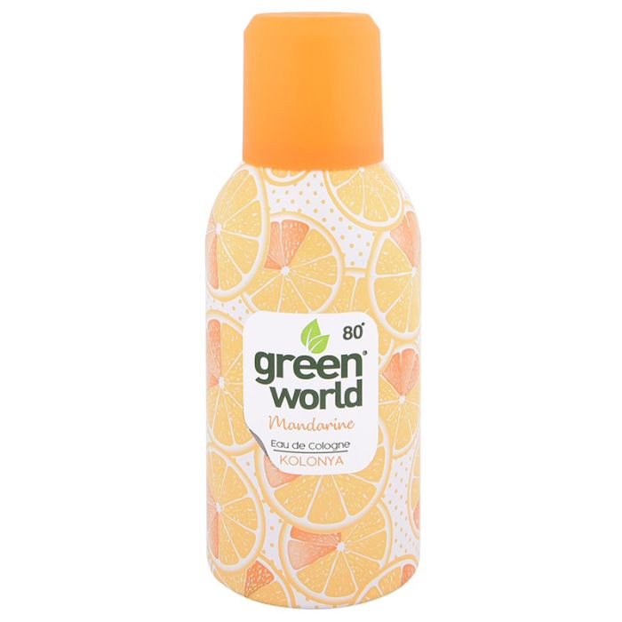 Green World 80° Alcohol Cologne 150 ml Sanitizer Spray Mandarin