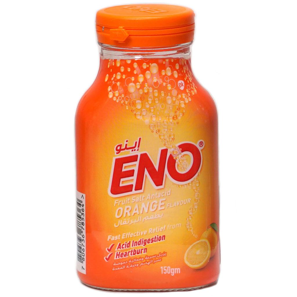 Eno Fruit Salt Orange 150G Bottle-