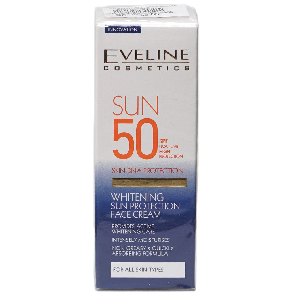 Eveline Sun Protect Face Cream Whitening 50Ml