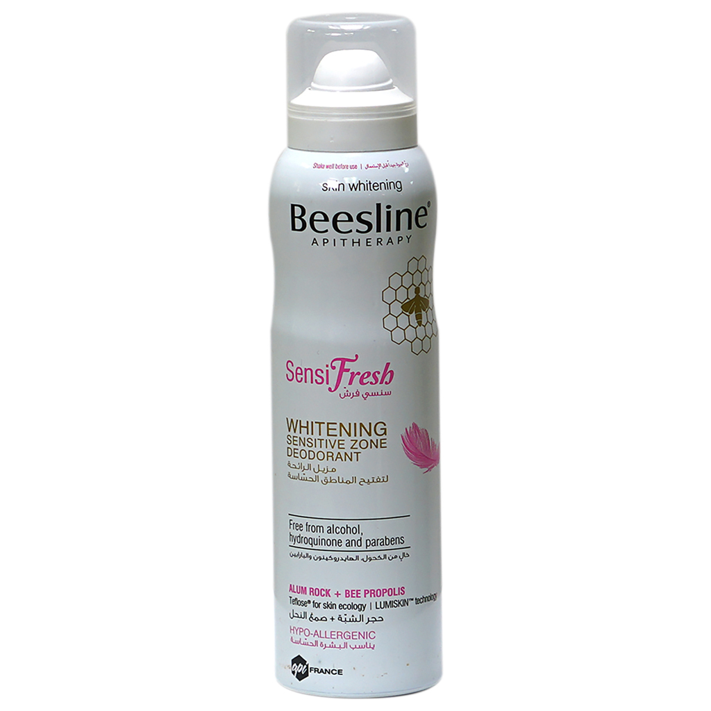Beesline Deo Spray White. Sensitive Zone 150Ml