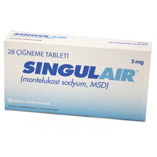 Singulair Chewable Tablet 5Mg 28'S