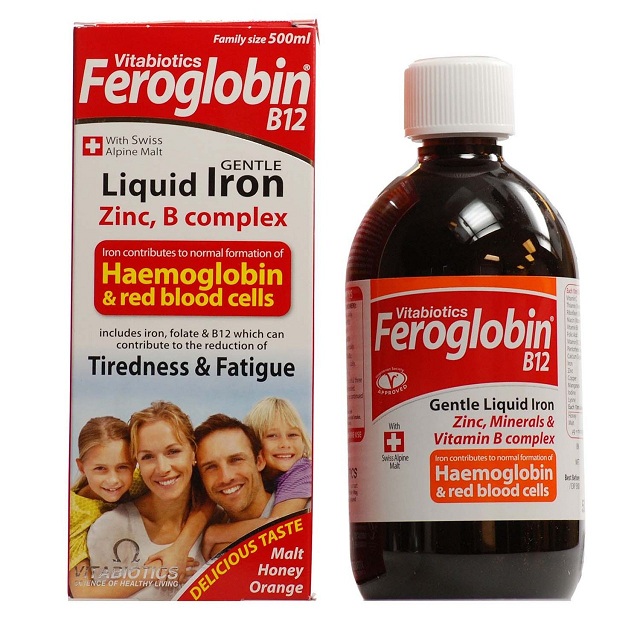 فيروجلوبين فيتامين ب12 شراب- 200 مل