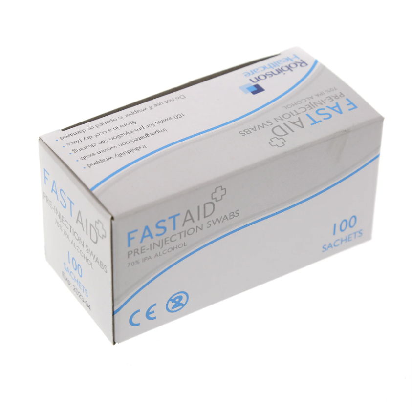 Fast Aid Alcohol Swabs 100S