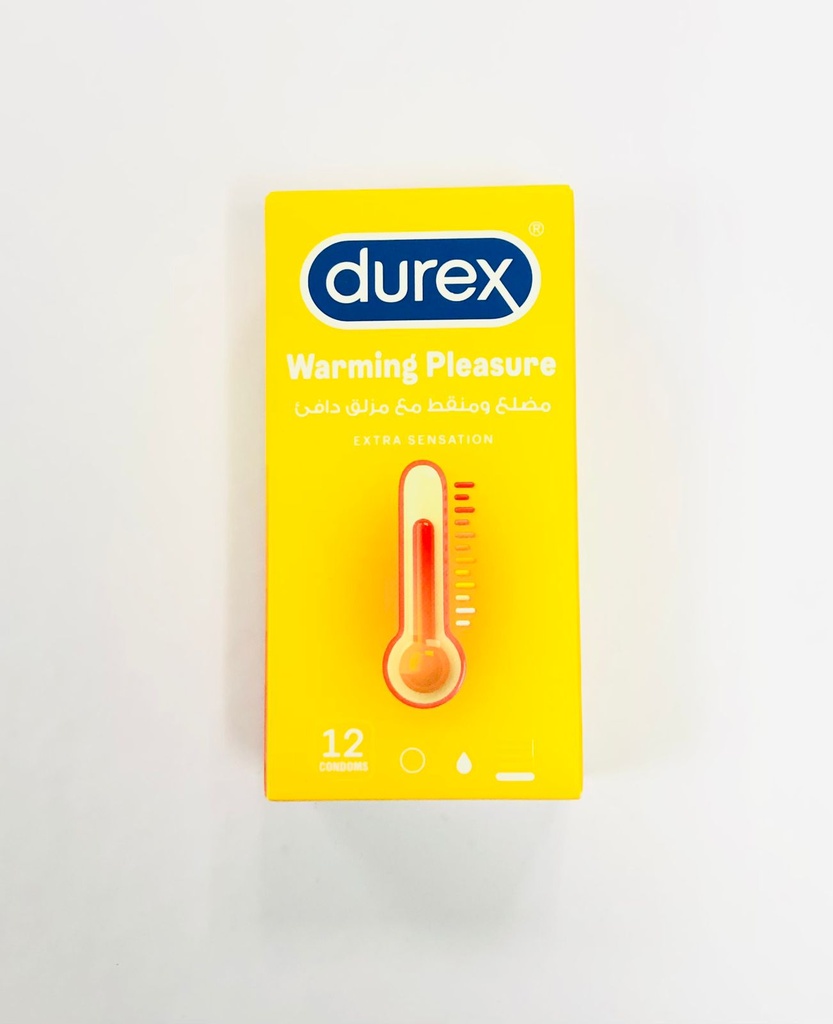 Durex Pleasure Max Warming Condom 12'