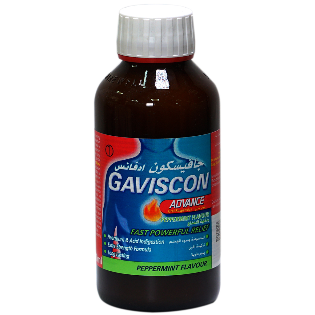 Gaviscon Advance Peppermint 300Ml#Rh605