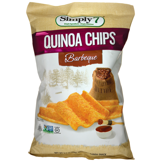 Simply 7 quinoa chips BBQ 79g