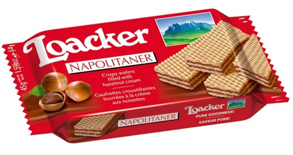 Loacker Napolitaner wafer 45gr