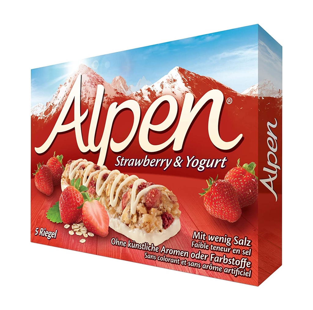 Alpen Strawberry and yoghurt 145g x 5