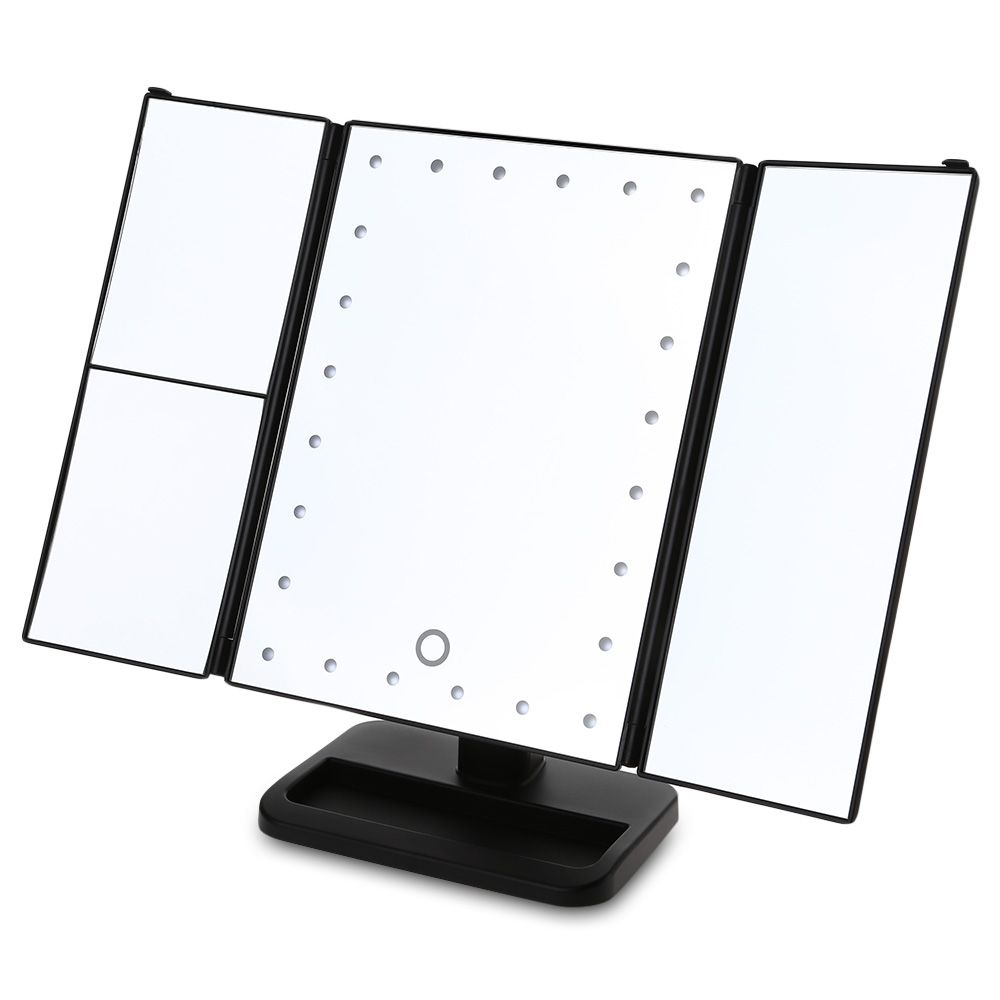 Led Dimmable Makeup Mirror Black/White M-73S