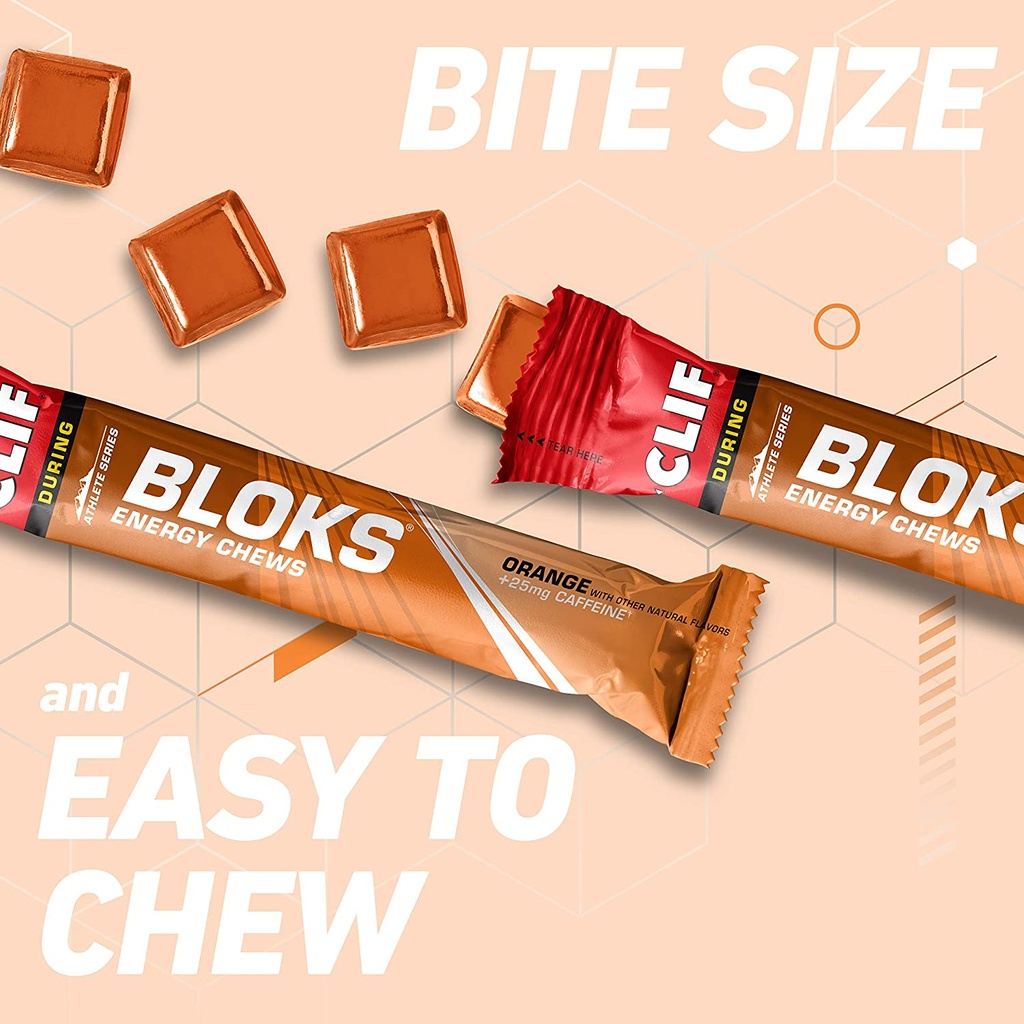 Clif BLOKS - Energy Chews - Orange