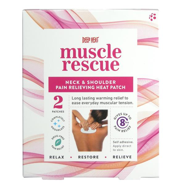 Deep Heat Muscle Rescue Patch 2S
