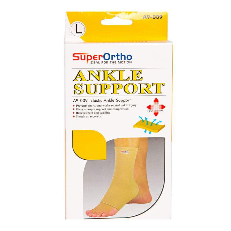 Super Ortho Ankle Support Elastic Beige A9-009 L