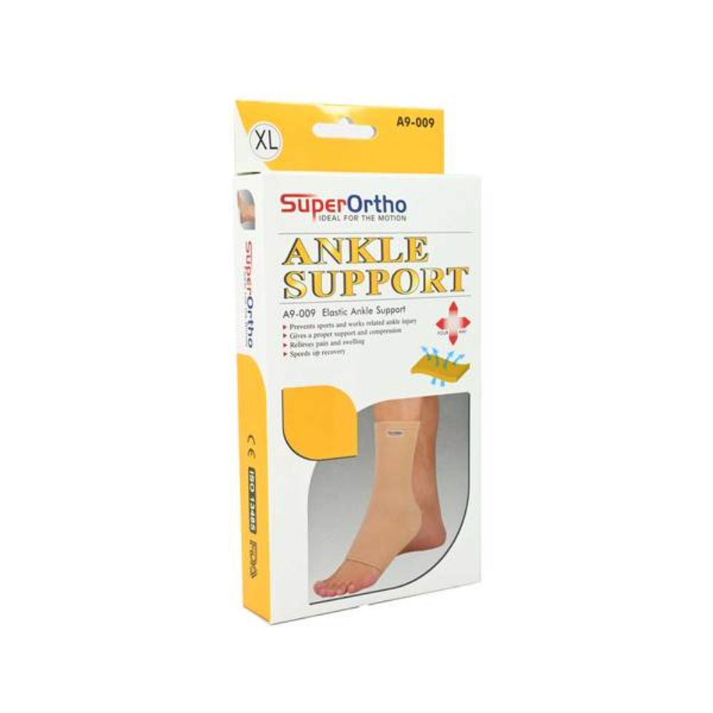 Super Ortho Ankle Support Elastic Beige A9-009 Xl