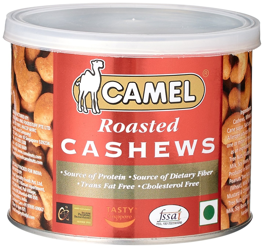 Camel Nuts Roasted Cashews 130gm