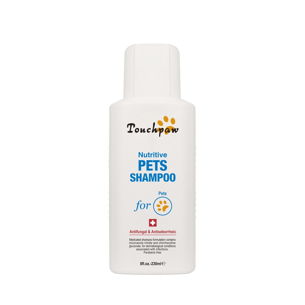 Touchpaw Antifungal &amp; Antiseborrheic Pets Shampoo -230 ml