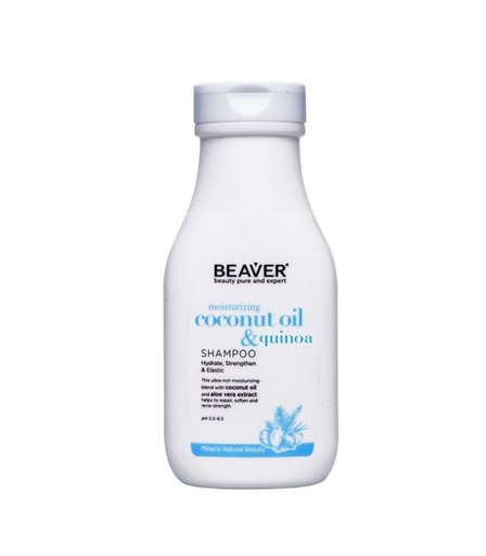 [118175] Beaver Moisturizing Coconut Oil &amp; Quinoa Shampoo Ph 4.5-5.5 - 60Ml