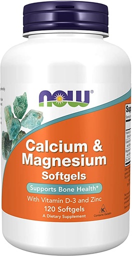 [120152] Now Calcium &amp; Magnesium Softgels 120S