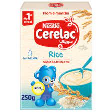 [120752] Cerelac Rice Wtht Milk 250G