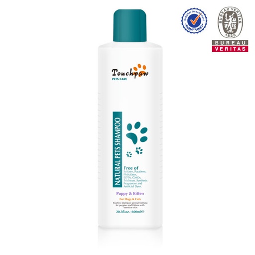[120866] TOUCHPAW Puppy &amp; Kitten Natural Pets Shampoo 600 ml