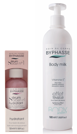 [120917] Byphasse Body Tightening Cream+ Face Serum Kit Offer