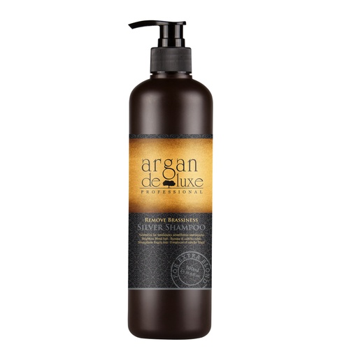 [121154] Argan De Luxe Remove Brassiness Silver Shampoo 500Ml
