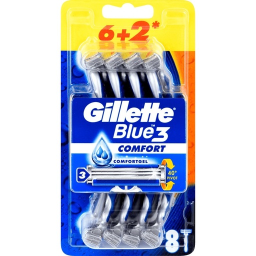 [121348] Gillette Blue3 Comfort 6+2