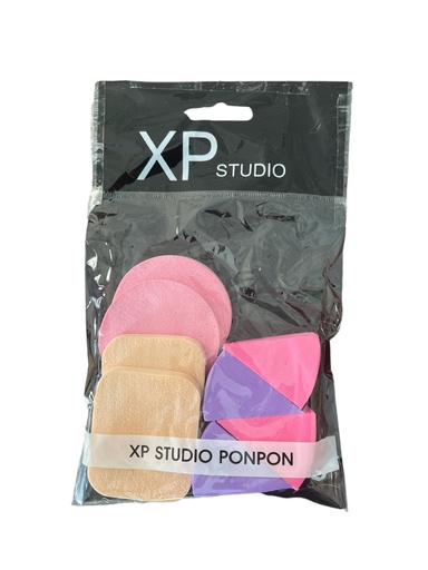 [121384] XP Studio Makeup Sponge Assorted 8 pcs Pack
