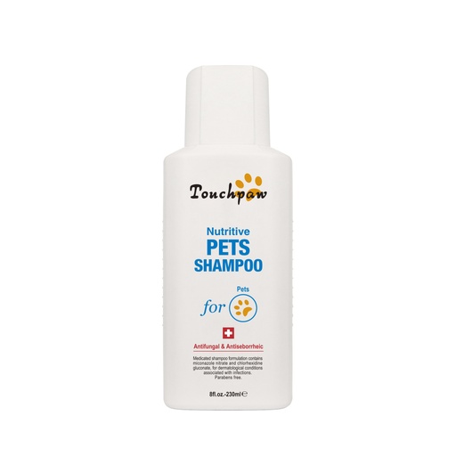 [121660] Touchpaw Antifungal &amp; Antiseborrheic Pets Shampoo -230 ml