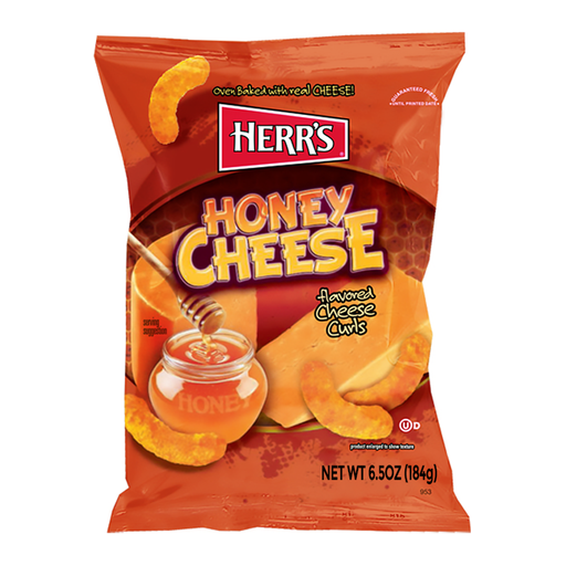 [125047] HERR'S 6.5oz Honey Cheese Curl-184g