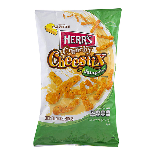 [125049] HERR'S 9oz Jalapeno Crunchy Cheese Stix-255g
