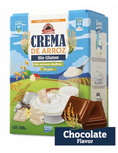 [125085] Crema De Arroz Sin Gluten Chocolate Flavor 500gm