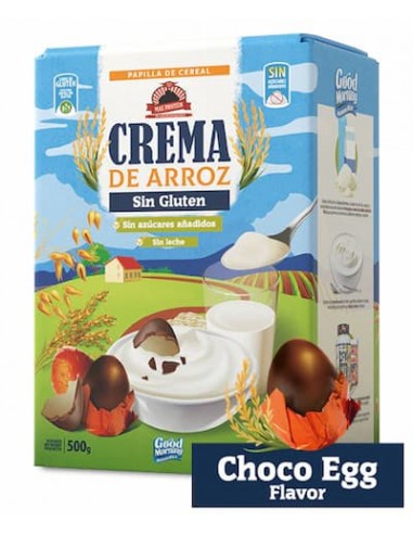 [125086] Crema De Arroz Sin Gluten Choco Egg Flavor 500gm