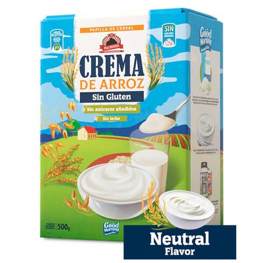 [125087] Crema De Arroz Sin Gluten Neutral Flavour 500gm
