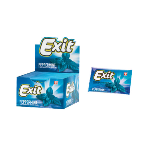 [125112] Smart Gum Exit Sugar free Envelope 5 pcs  Stick Gum Peppermint 11gm