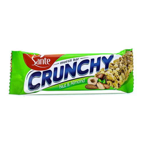 [125127] Sante Crunchy Bar Nut &amp; Almond 35g