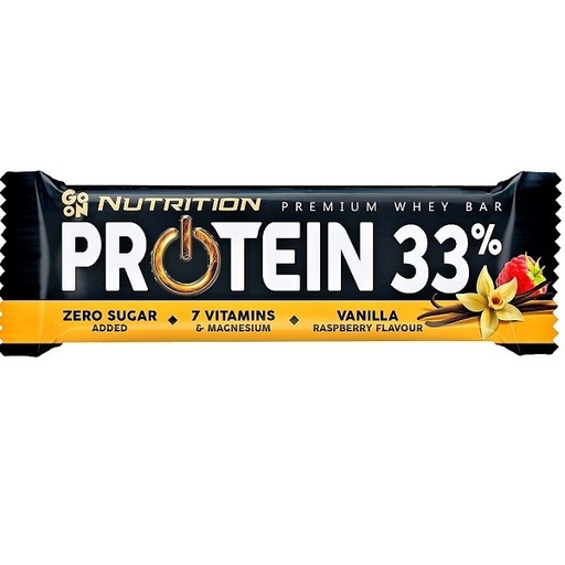 [125131] Sante Go On Nutrition Protein Bar 33% Vanilla-Raspberry 50g