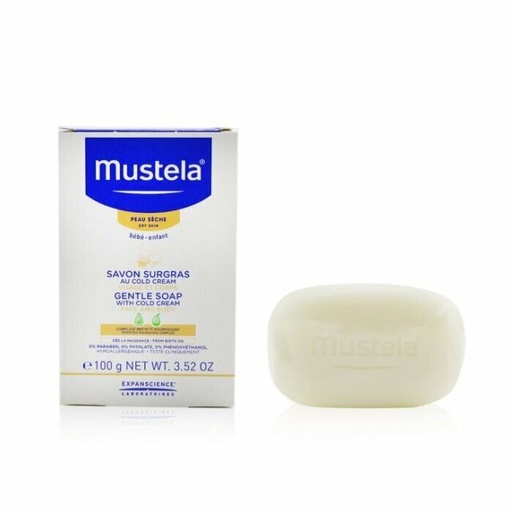 [125245] Mustela Gentle Soap With Cold Cream For Dry Skin 100g