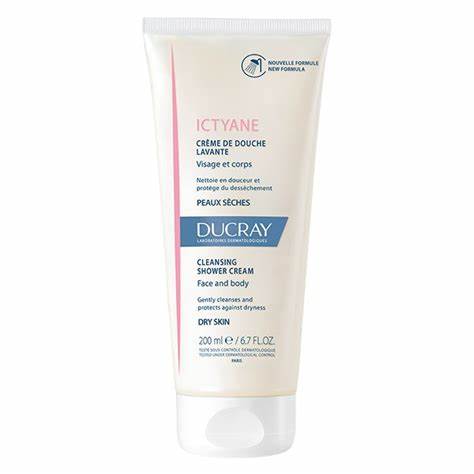 [125306] Ducray Ictyane Cleansing Shower Cream Dry Skin 200ml