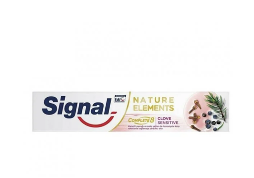 [125448] Signal Toothpaste Complete 8 Actions Nature Elements Clove Sensitive 75Ml