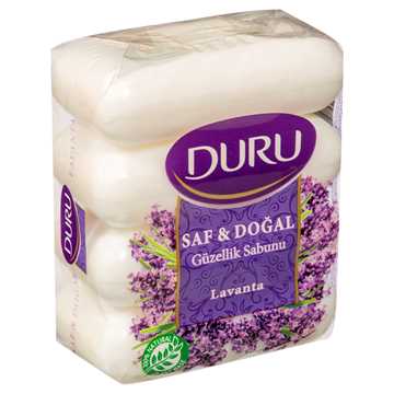 [125479] Duru Clear Beauty Soap Pure &amp; Natural Lavender 4X70 G