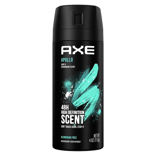 [125504] AXE Apollo Dual Action Body Spray Deodorant 150Ml