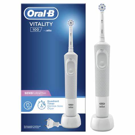 [125536] Oral -B Vitality 100 Electric Toothbrush Sensi Ultra Thin